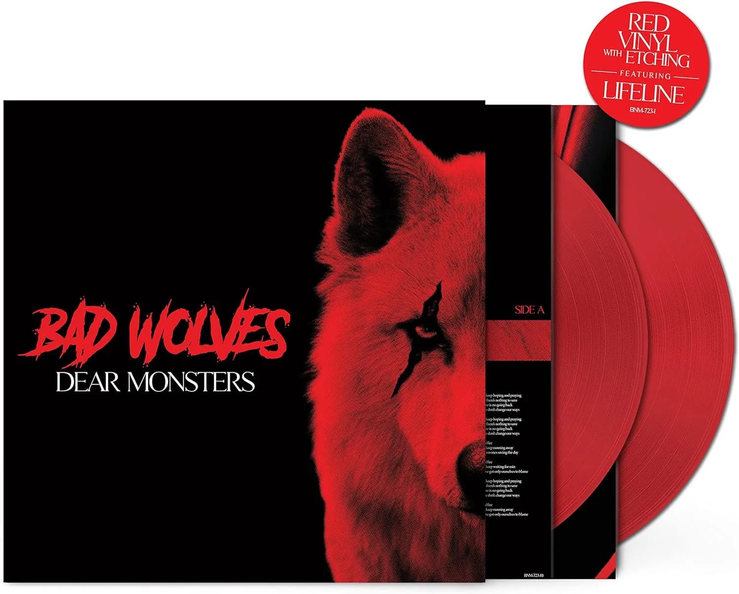 Bad Wolves - Dear Monsters 2 LP Set Red Vinyl - 2 - LP - Orchard Records
