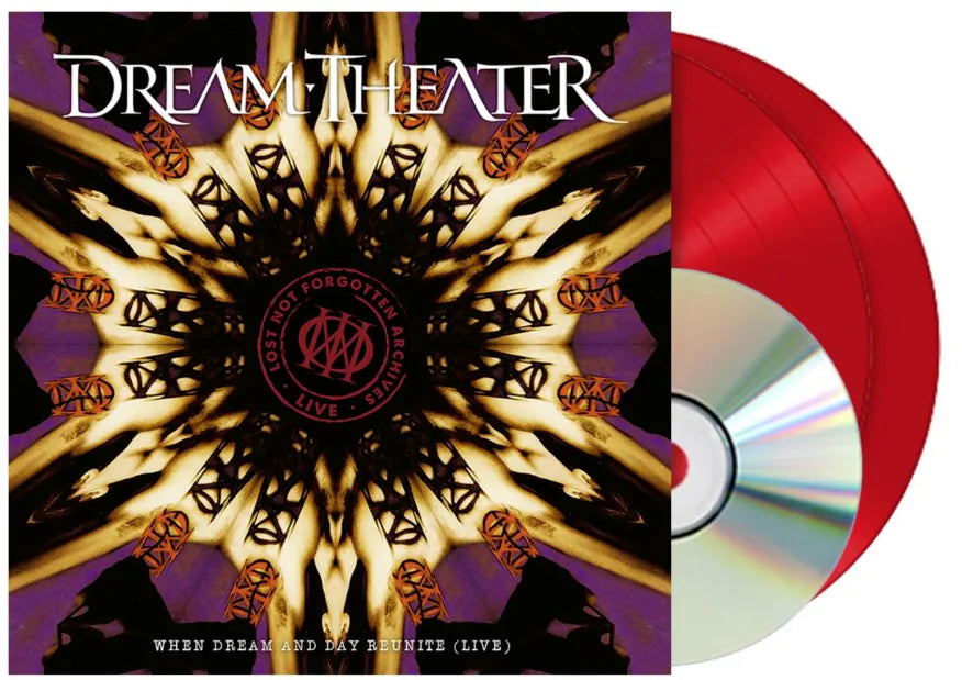 Dream Theater - When Dream And Day Reunite Live 2 LP Red Vinyl + CD Set - 2 - LP - Orchard Records