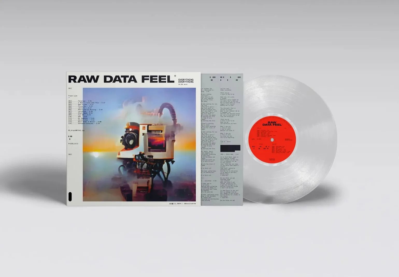 Everything Everything - Raw Data Feel LP Clear Vinyl - 2 - LP - Orchard Records