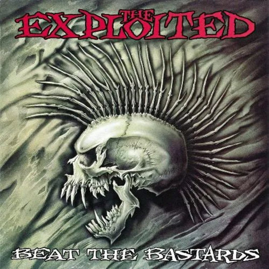 Exploited Beat The Bastards 2 LP red black splatter hardcore punk album