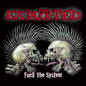 The Exploited - Fuck The System (072736132717) 2 LP Set Clear Black & Red Splatter Vinyl