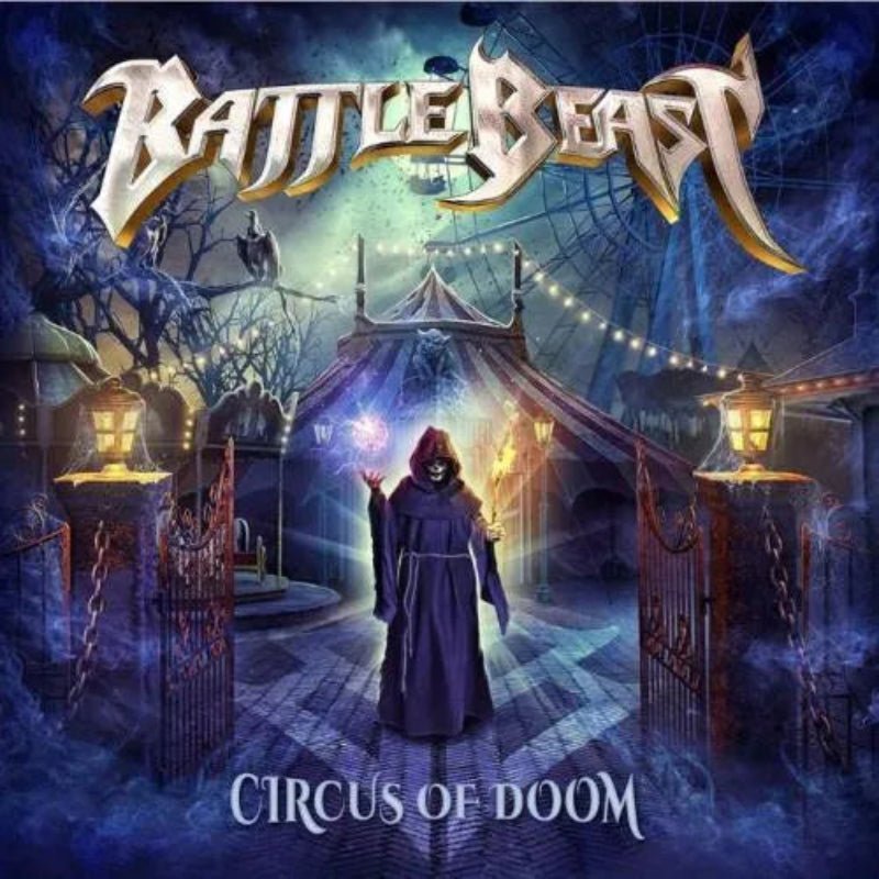 Battle Beast Circus of Doom album cover with circus-themed artwork
