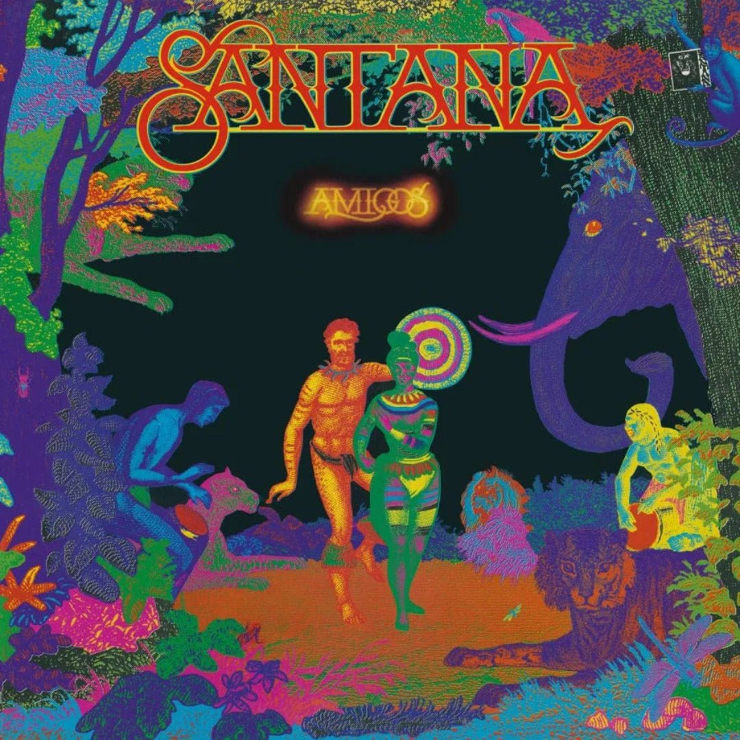 Santana Amigos LP on limited edition purple coloured vinyl
