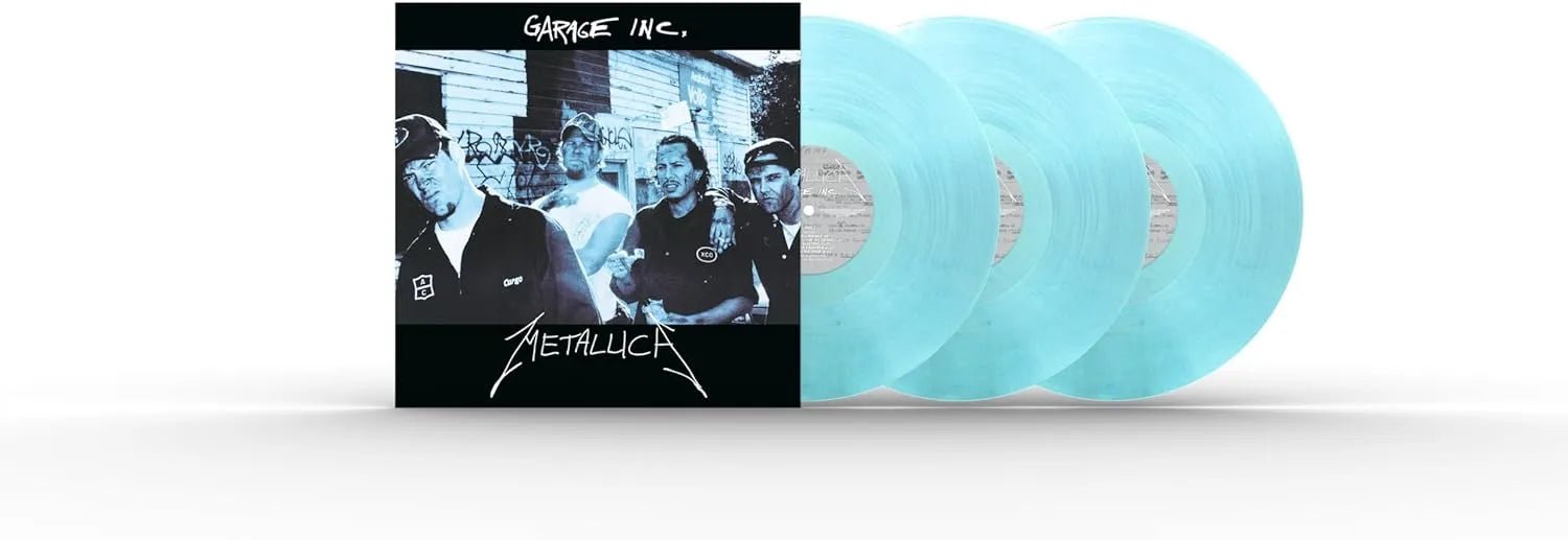 Metallica - Garage Inc 3 LP Set Fade To Blue Vinyl - 2 - LP - Orchard Records