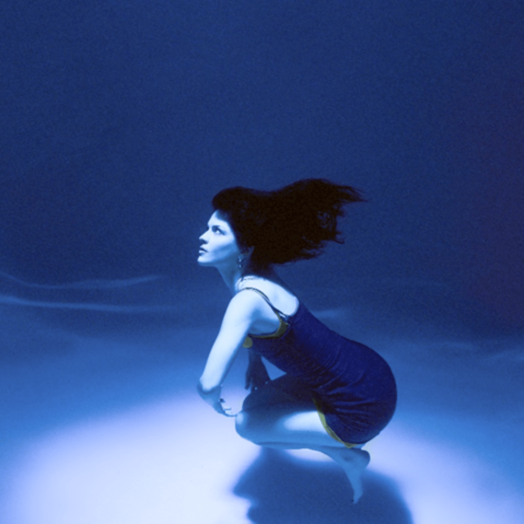 The Marías Submarine clear vinyl LP album sleeve and transparent record