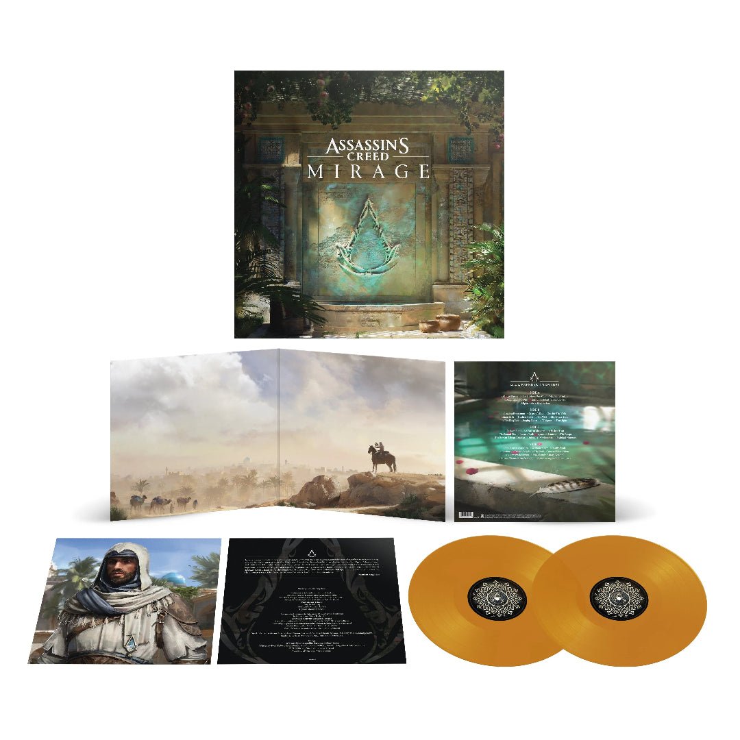 Brendan Angelides - Assassin's Creed Mirage Soundtrack 2 LP Set Amber Vinyl - 2 - LP - Orchard Records