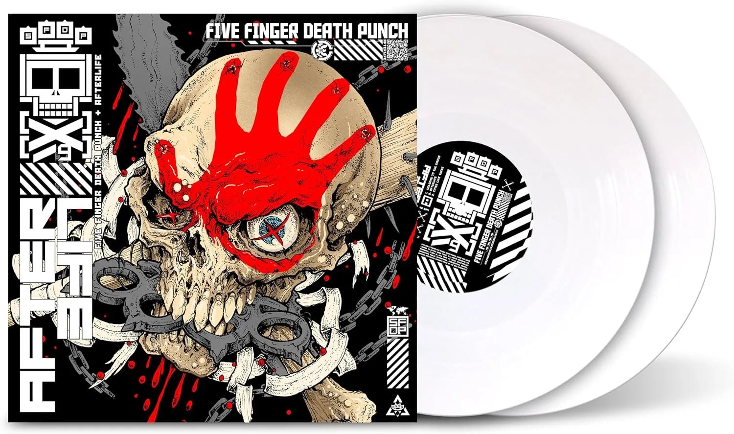 FIve Finger Death Punch - After Life 2 LP Set White Vinyl - 2 - LP - Orchard Records