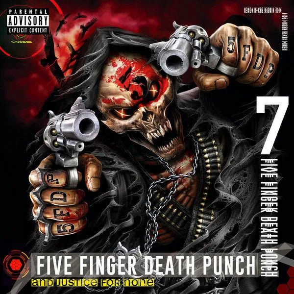 FIve Finger Death Punch - And Justice For None 2 LP Set White Vinyl - 1 - LP - Orchard Records