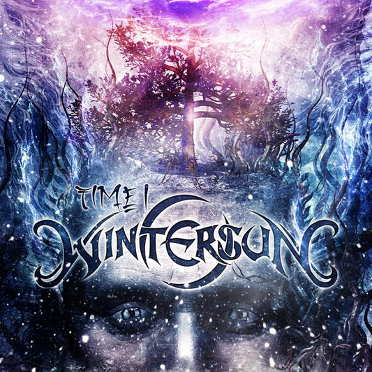 Wintersun Time I LP blue white purple splatter vinyl album cover