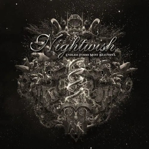 Nightwish - Endless Forms Most Beautiful Clear Gold & Black Splatter Vinyl 2 LP Set - 1 - LP - Orchard Records