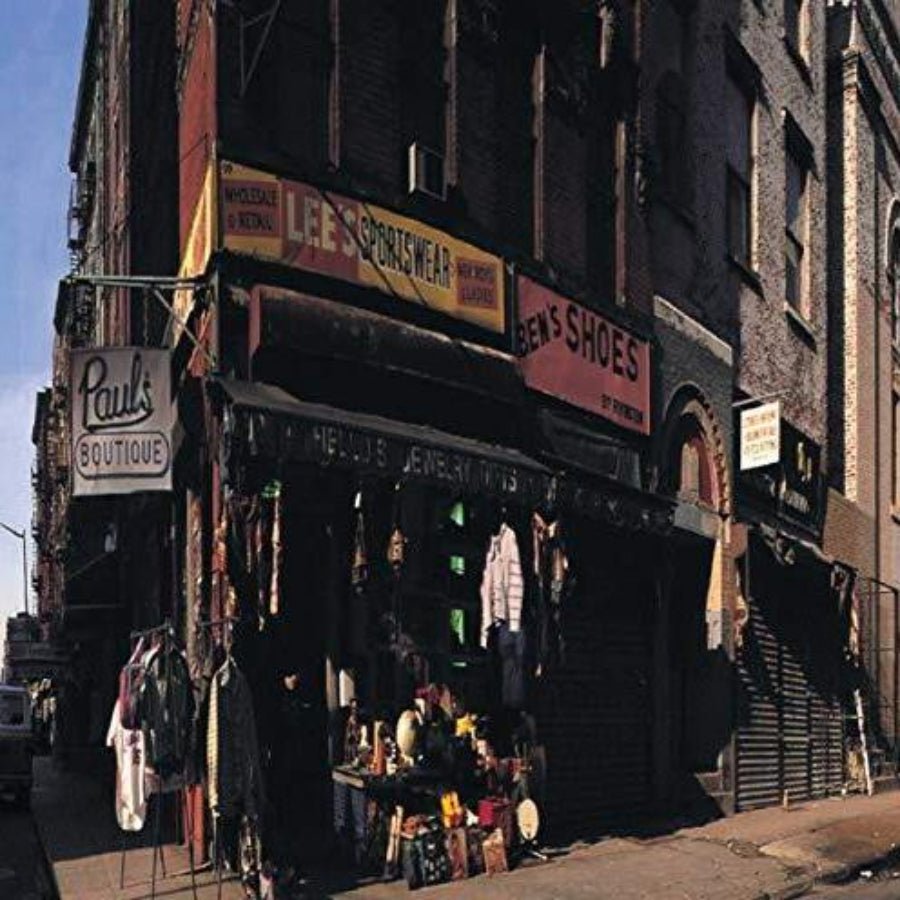 Beastie Boys Paul’s Boutique album featuring iconic sample-heavy hip-hop tracks.