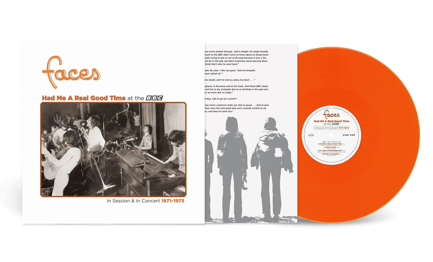 Faces - Had Me A Real Good Time At The BBC: In Session & In Concert 1971 - 1973 LP Orange Vinyl - 2 - LP - Orchard Records