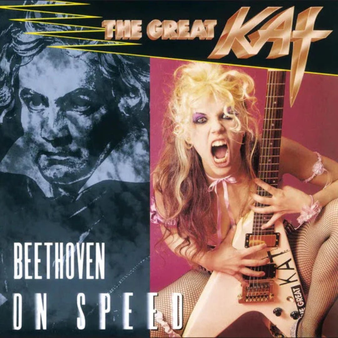 The Great Kat – Beethoven On Speed red vinyl reissue cover

