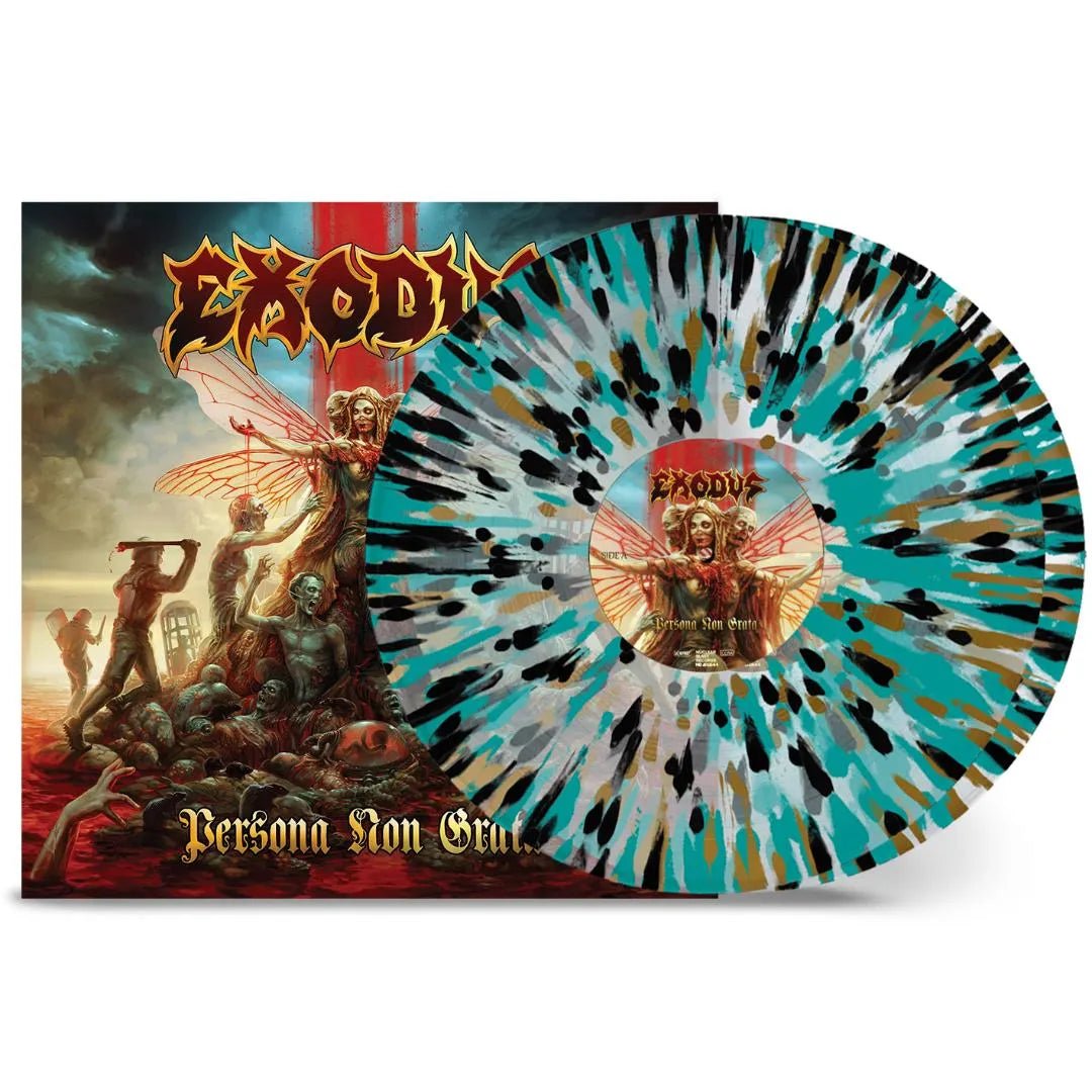 Exodus - Persona Non Grata 2 LP Set Clear Gold Black Turqouise Splatter Vinyl - 2 - LP - Orchard Records