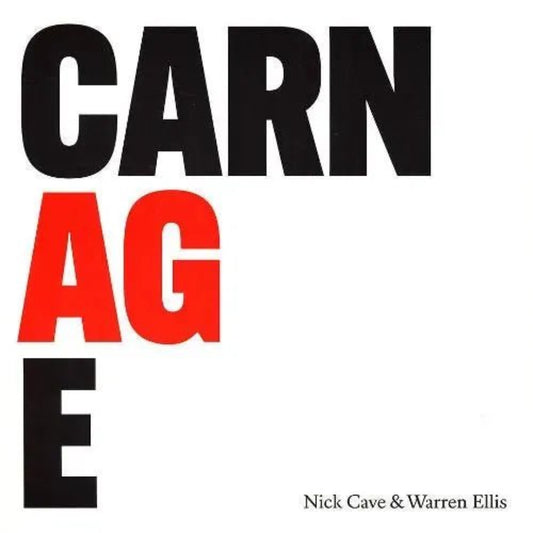Nick Cave Warren Ellis Carnage CD dark cinematic album cover