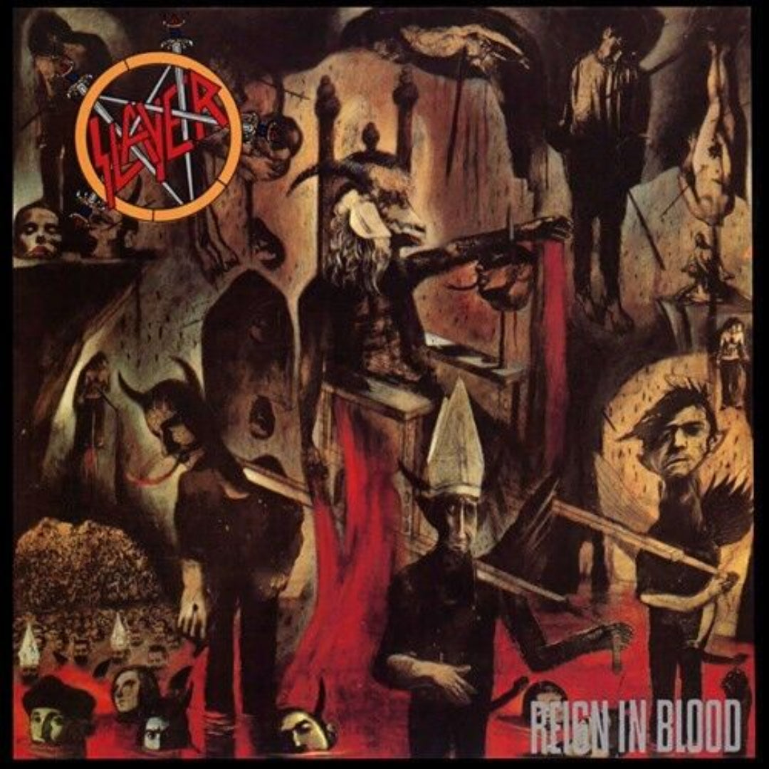 Slayer LP Reign In Blood 1986 thrash metal album vinyl release