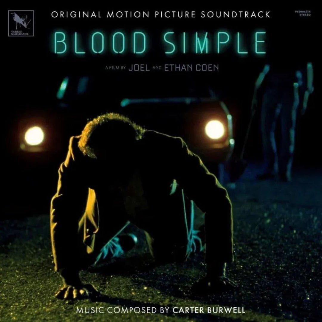 Blood Simple 40th Anniversary soundtrack album by Carter Burwell cover artwork