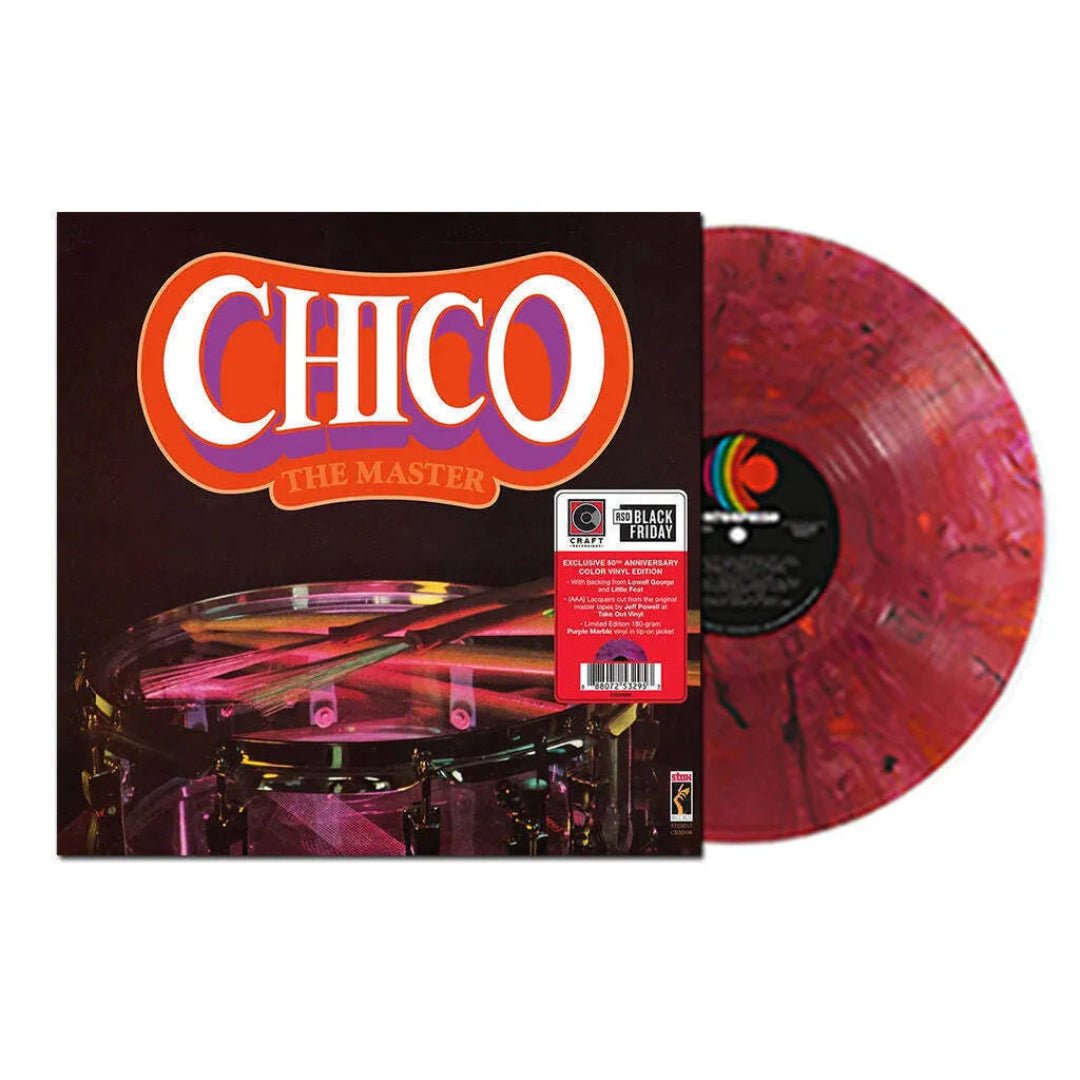 Chico Hamilton jazz LP The Master on purple marble vinyl record