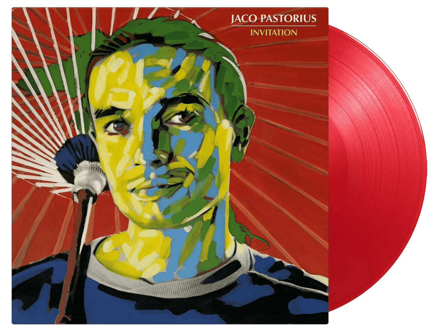 Invitation by Jaco Pastorius, live with Word of Mouth big band, red vinyl.