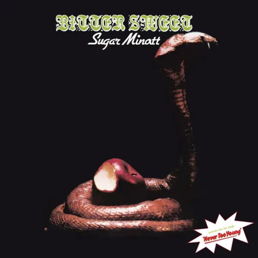 Vintage reggae LP Bitter Sweet by Sugar Minott on orange vinyl