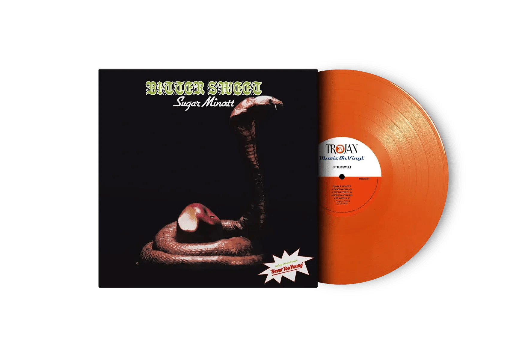 Sugar Minott Bitter Sweet limited edition orange vinyl LP cover