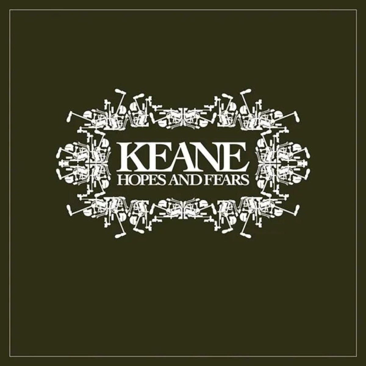 Keane Hopes And Fears CD album cover artwork piano rock debut release