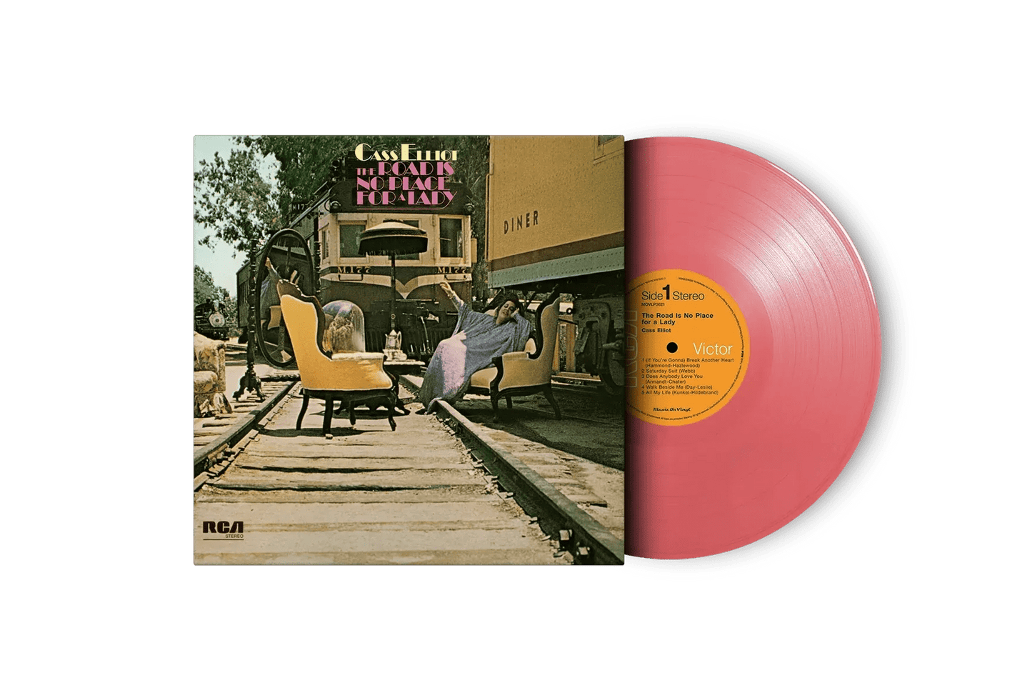 The Road Is No Place For A Lady by Cass Elliot Pink Vinyl

