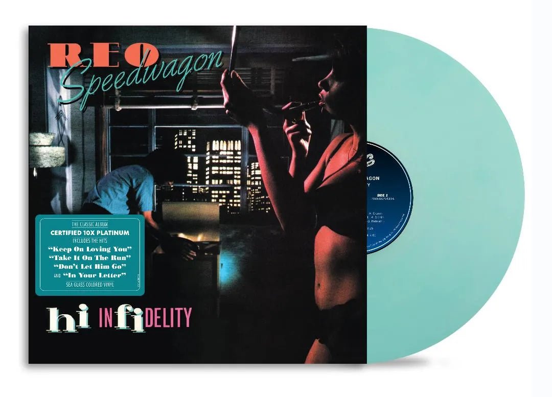 REO Speedwagon - Hi Infidelity LP Sea Glass Vinyl - 4 - LP - Orchard Records