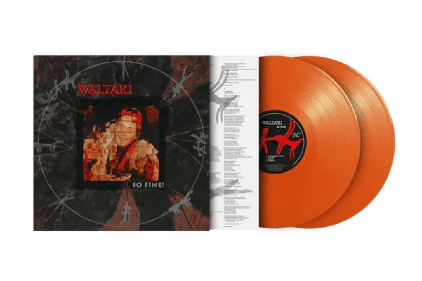 Waltari So Fine! limited orange vinyl 2LP 30th Anniversary numbered edition

