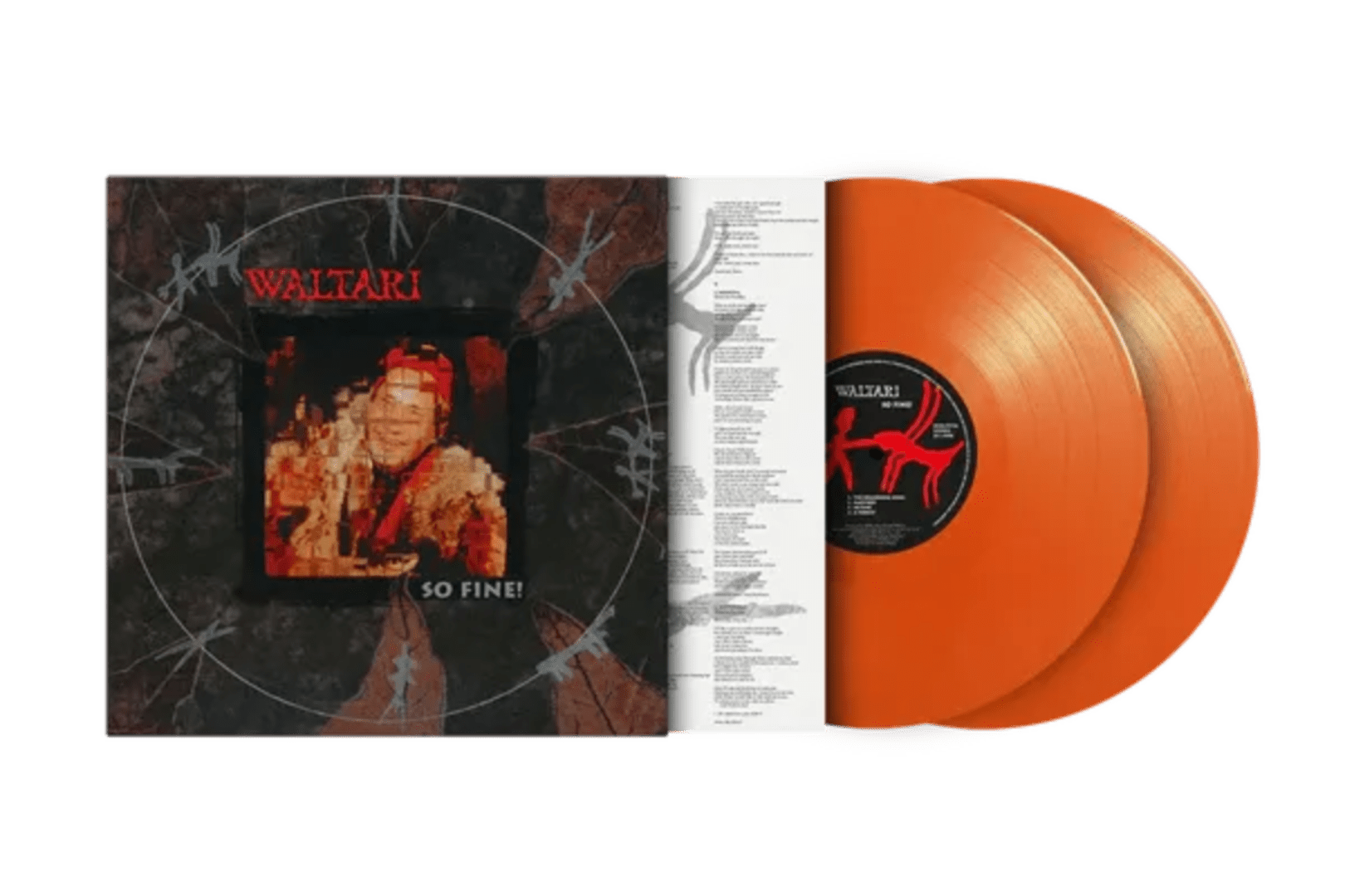 Waltari So Fine! limited orange vinyl 2LP 30th Anniversary numbered edition

