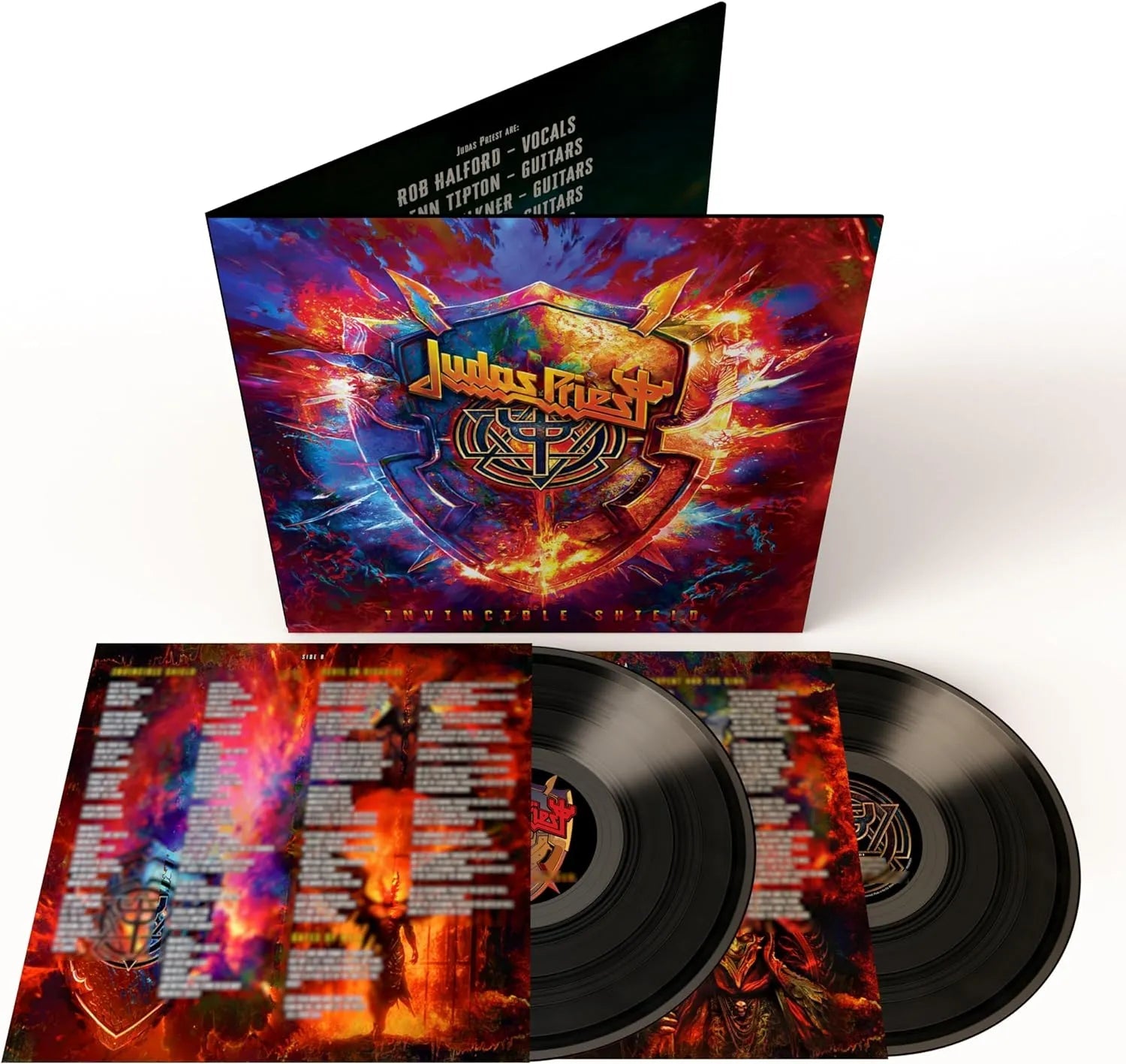 Judas Priest - Invisible Shield 2 LP Set - 4 - LP - Orchard Records