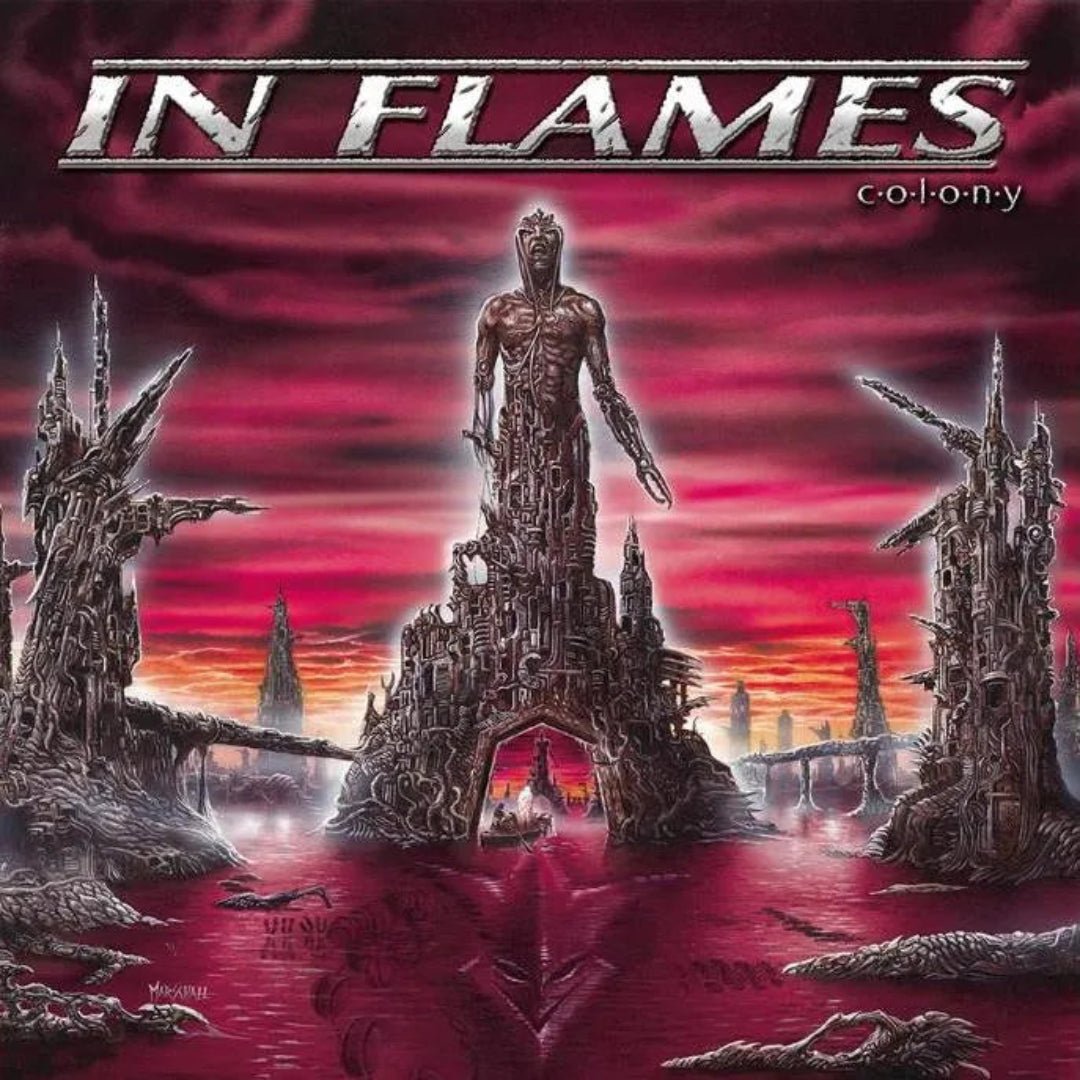 In Flames Colony LP silver vinyl melodic death metal album