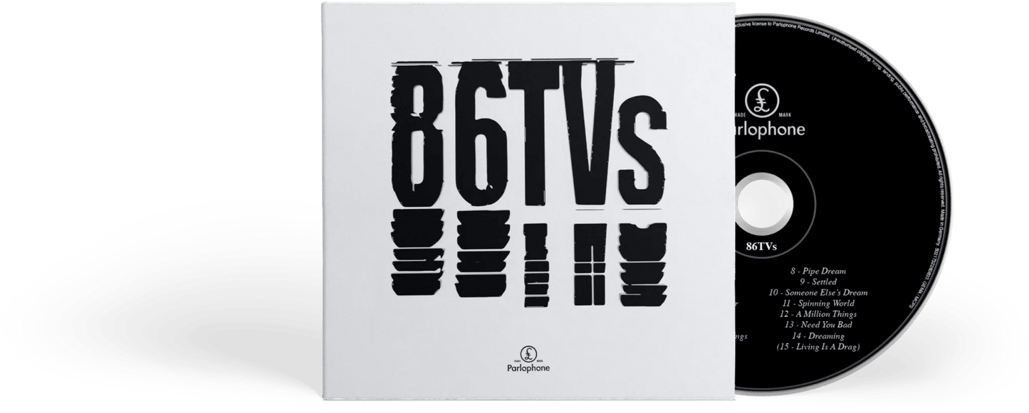 86TVs vinyl LP debut album with post-punk energy and rich four-part harmonies