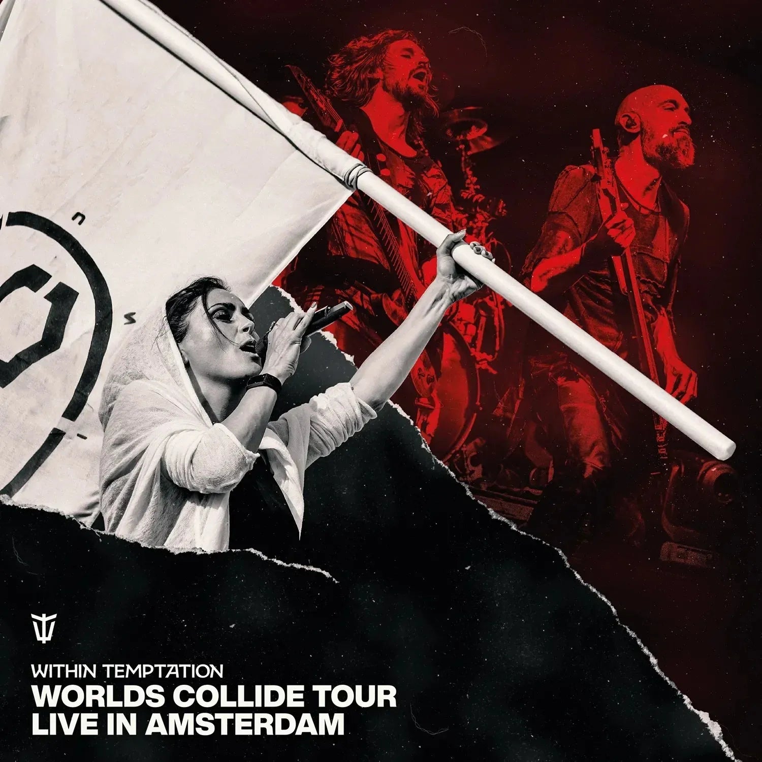 Within Temptation Worlds Collide Tour live Ziggo Dome 2LP white vinyl

