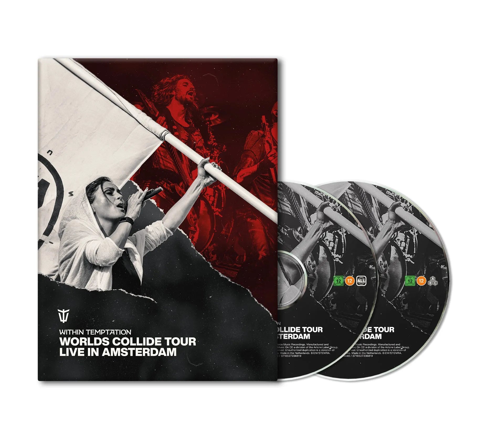 Within Temptation Ziggo Dome 2022 concert Blu-ray/DVD package