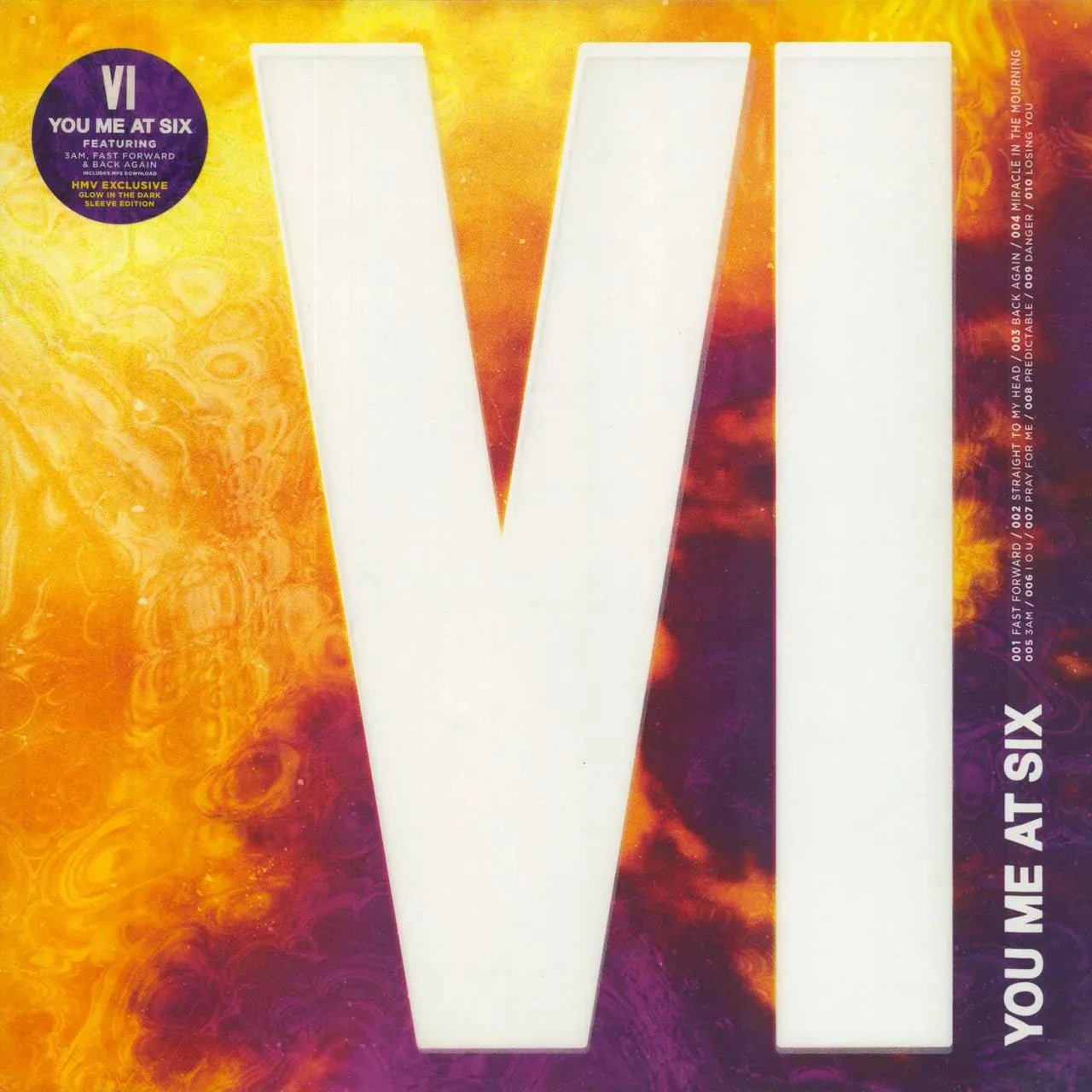 You Me At Six - VI LP Glow In The Dark - 1 - LP - Orchard Records