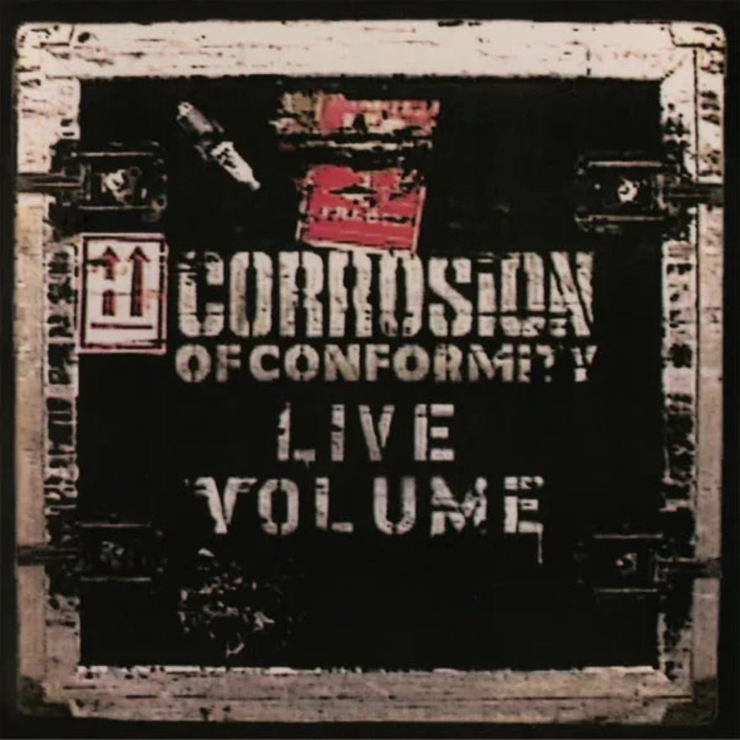 Corrosion of Conformity Live Volume silver vinyl LP in gatefold sleeve


