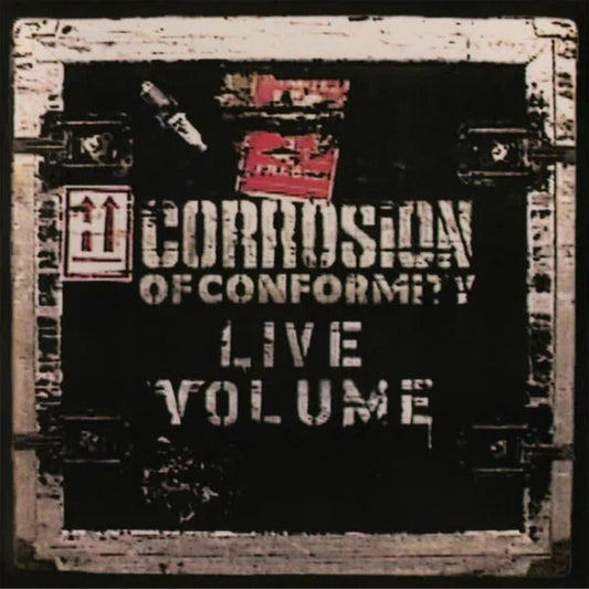 Corrosion of Conformity Live Volume silver vinyl LP in gatefold sleeve

