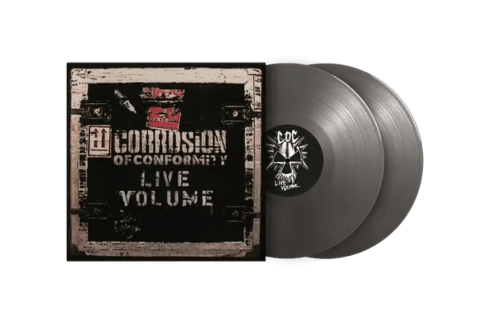 Live Volume silver vinyl by Corrosion of Conformity in numbered edition

