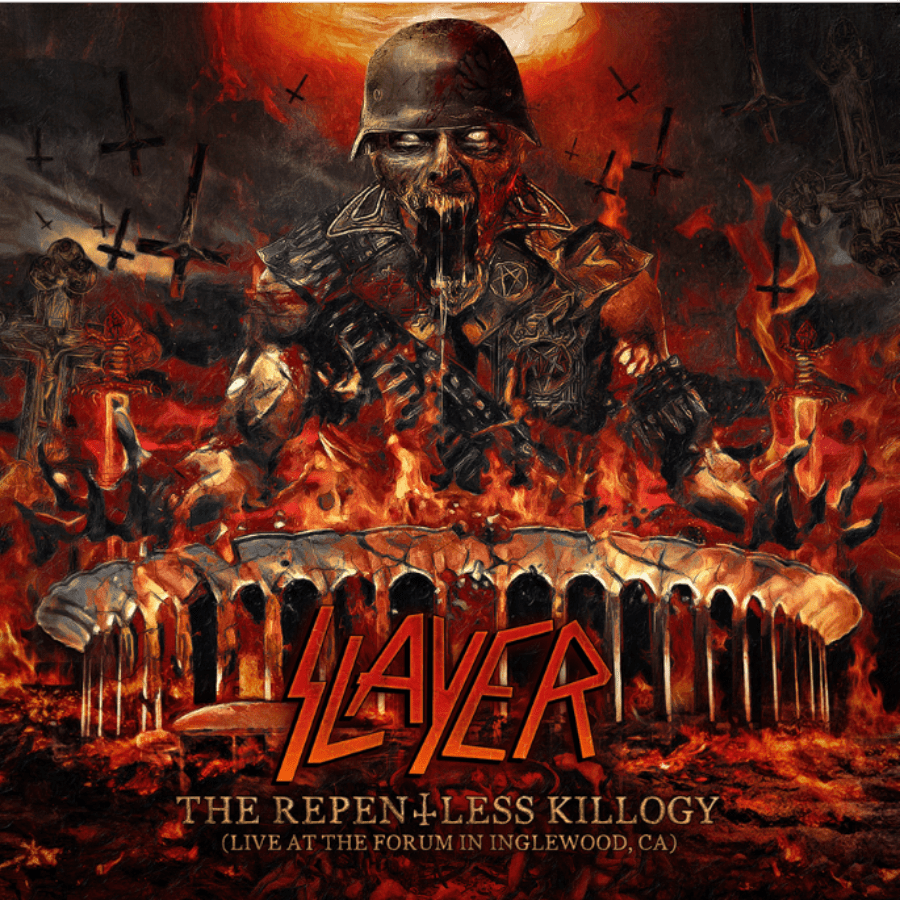 Slayer The Repentless Killology 2LP Amber Smoke Vinyl live album cover