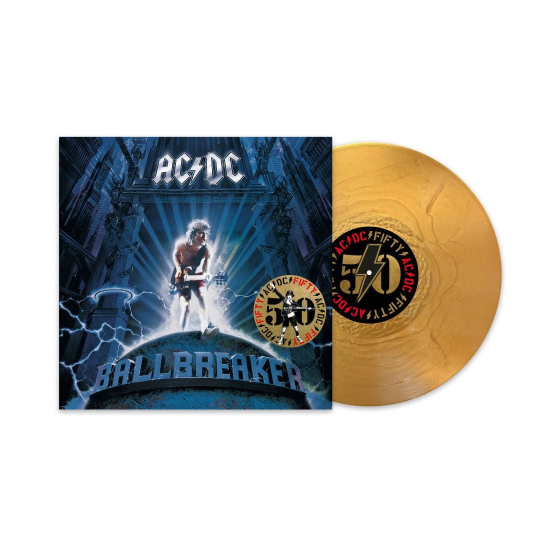 Limited edition album with 12"x12" AC/DC 50th anniversary collectible print