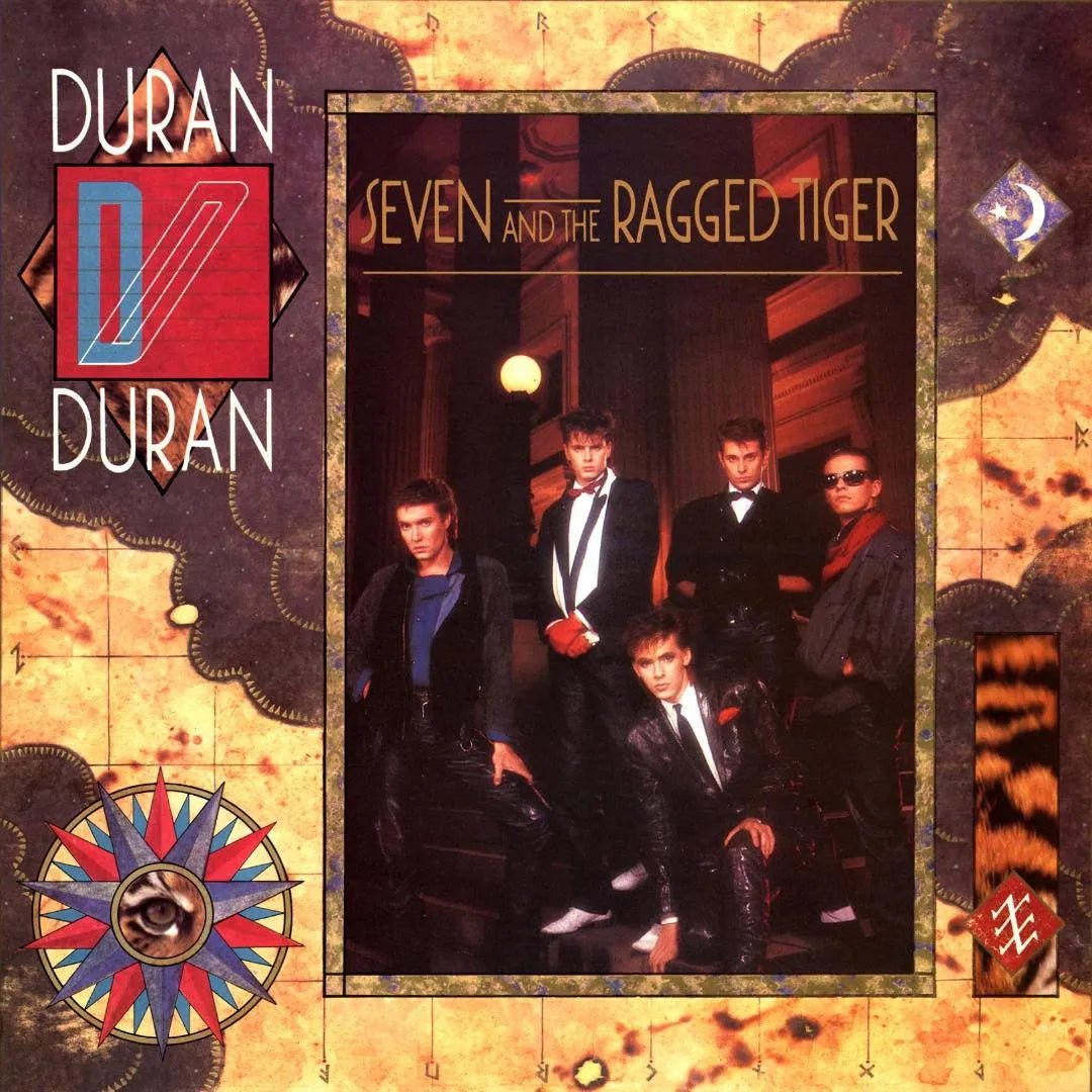 Duran Duran Seven and the Ragged Tiger LP album cover from 1983