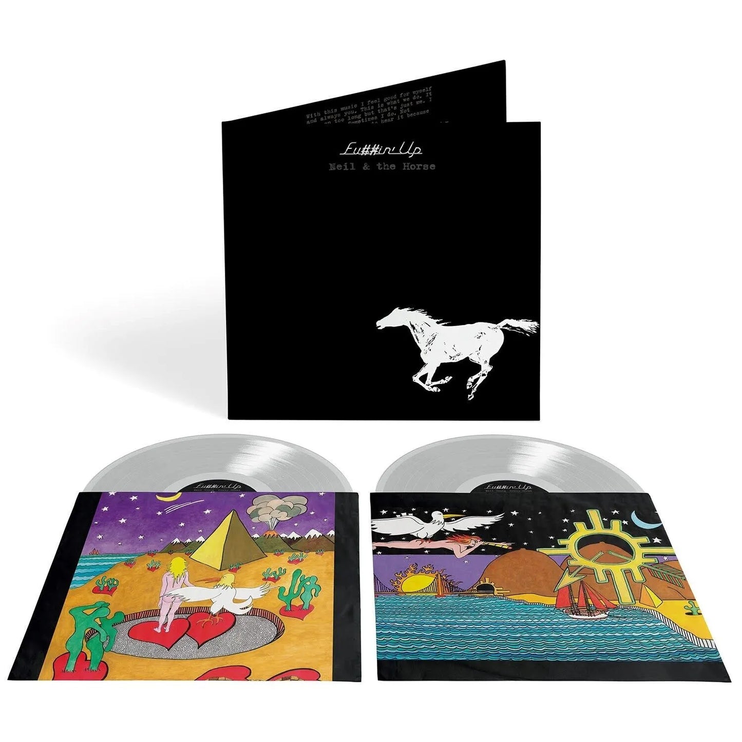 Neil Young & Crazy Horse - Fuin' Up 2 LP Set Clear Vinyl - 2 - LP - Orchard Records