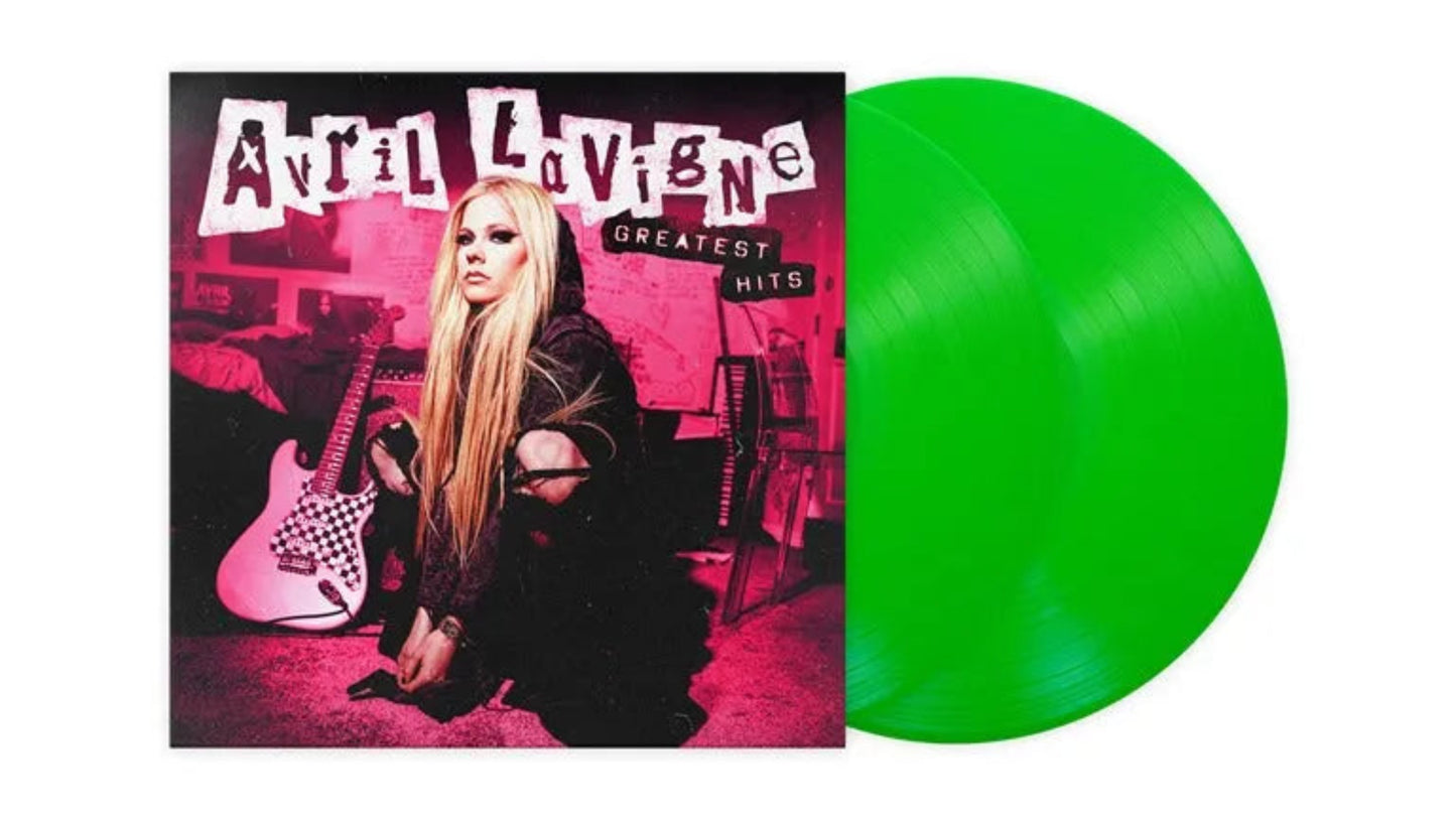 Greatest Hits neon green vinyl by Avril Lavigne double LP