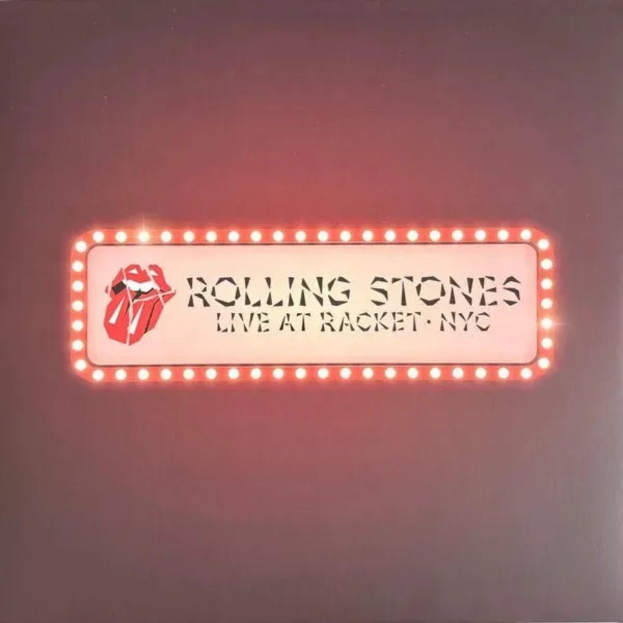 The Rolling Stones Live at Racket NYC 2023 solid white vinyl album