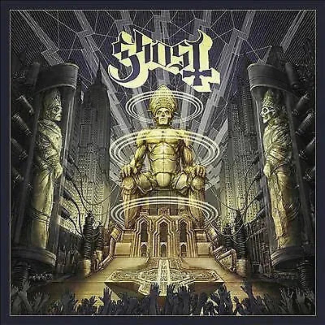 Ceremony And Devotion album cover featuring Ghost’s live tour imagery