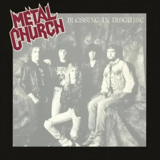 Metal Church Blessing in Disguise 1989 heavy metal black vinyl LP

