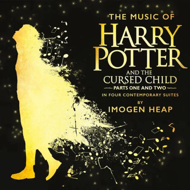Harry Potter and the Cursed Child yellow vinyl soundtrack cover