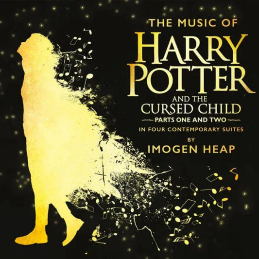 Harry Potter and the Cursed Child yellow vinyl soundtrack cover