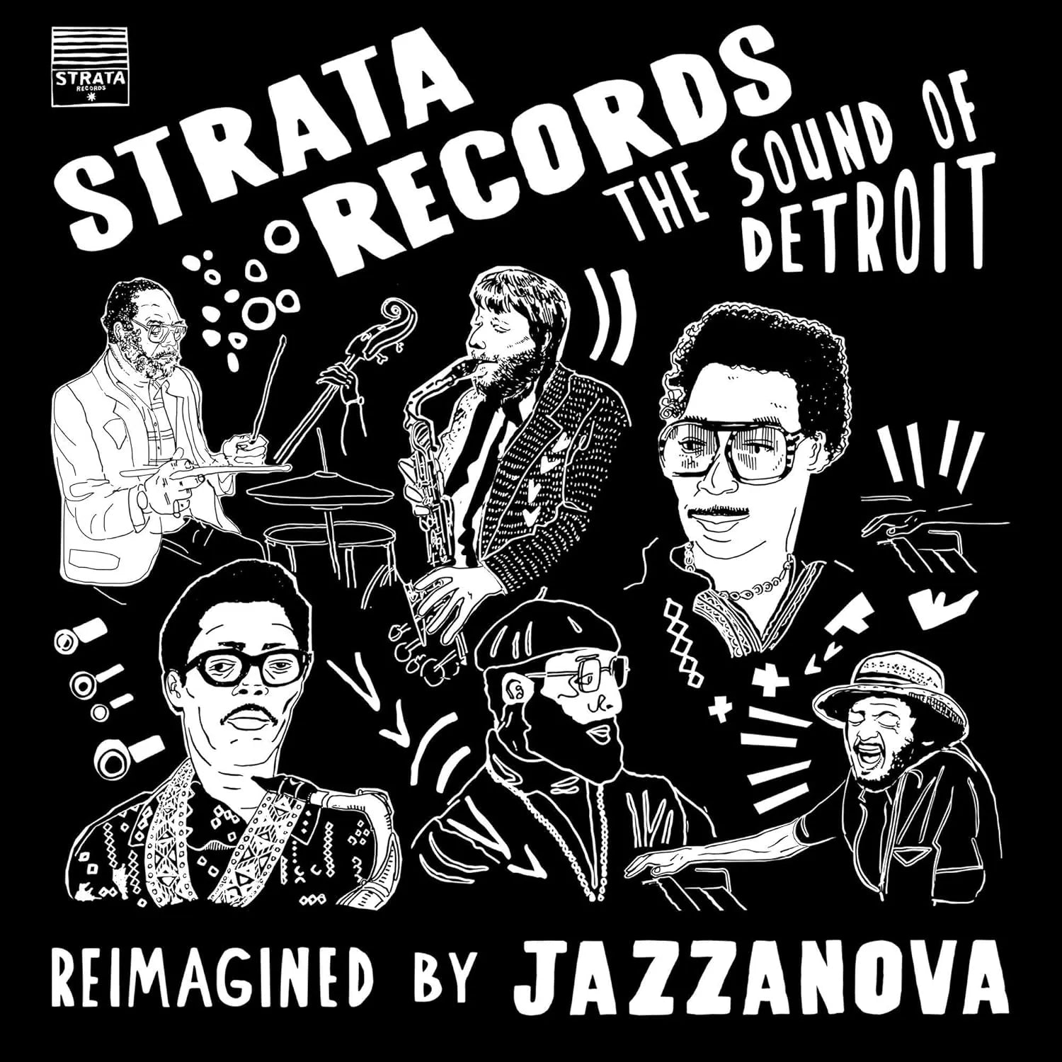 Jazzanova - Strata Records: The Sound Of Detroit Reimagined 2 LP Set - 1 - LP - Orchard Records